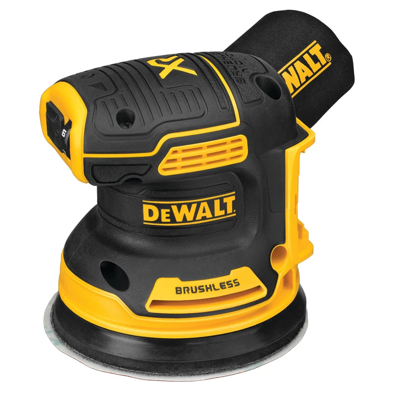 DEWALT DCW210 20V Levigatrice orbitale senza spazzole Cordless a velocità variabile Palmare Vibrazione Lucidatura Utensili elettrici per la lavorazione del legno