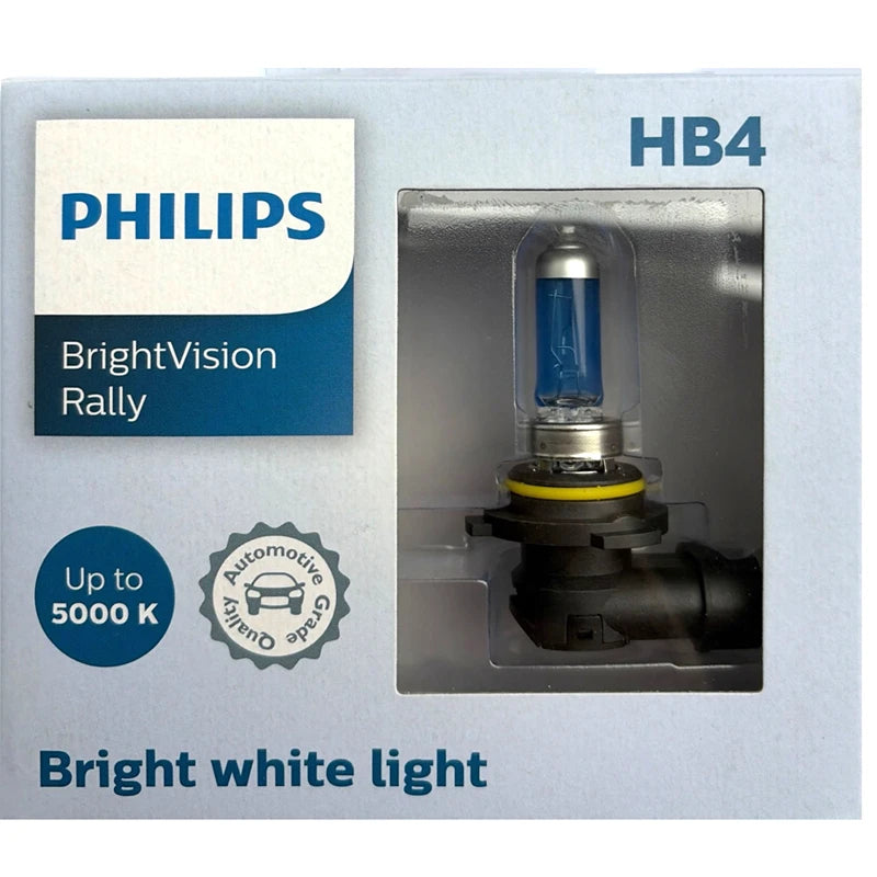 Philips H4 H7 H11 HB3 HB4 H8 H1 H3 9005 Crystal Vision Faro alogeno per auto 4300K Bianco brillante 5000K Diamond Vision Lampade automatiche