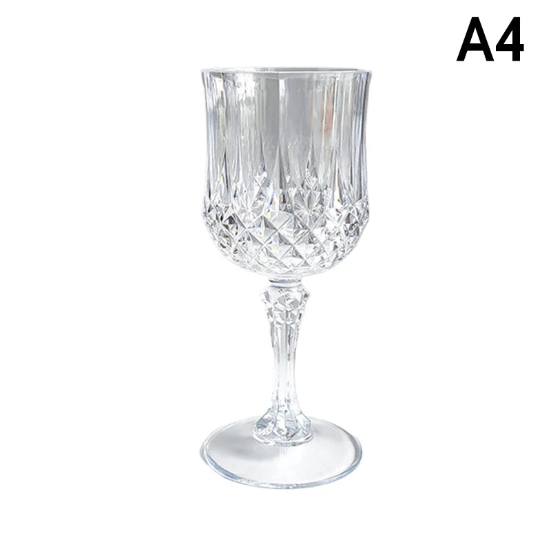 1Pc 220ml Bicchieri Da Vino Del Partito di Plastica Calice di Champagne Cocktail Flauti Tazza Calice di Birra Tazze di Whisky per Banchetti Matrimonio Tostatura