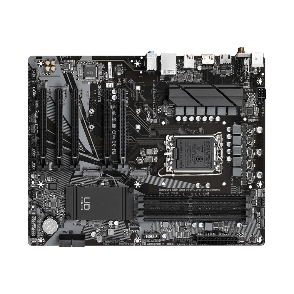 Scheda Madre Gigabyte B660 DS3H AC DDR4 LGA1700 Intel B660 DDR4 128GB M.2 SATA 3.0 ATX Supporta CPU 14900T 13900 1290 13700 14400