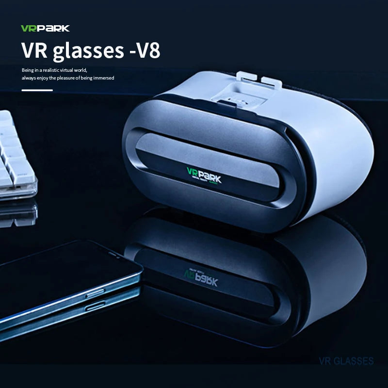 Occhiali VR Realtà virtuale Casco per telefono 3D Cuffie Lenti Occhiali Dispositivo Viar Smartphone intelligente Gioco cellulare Set di visualizzatori video mobili