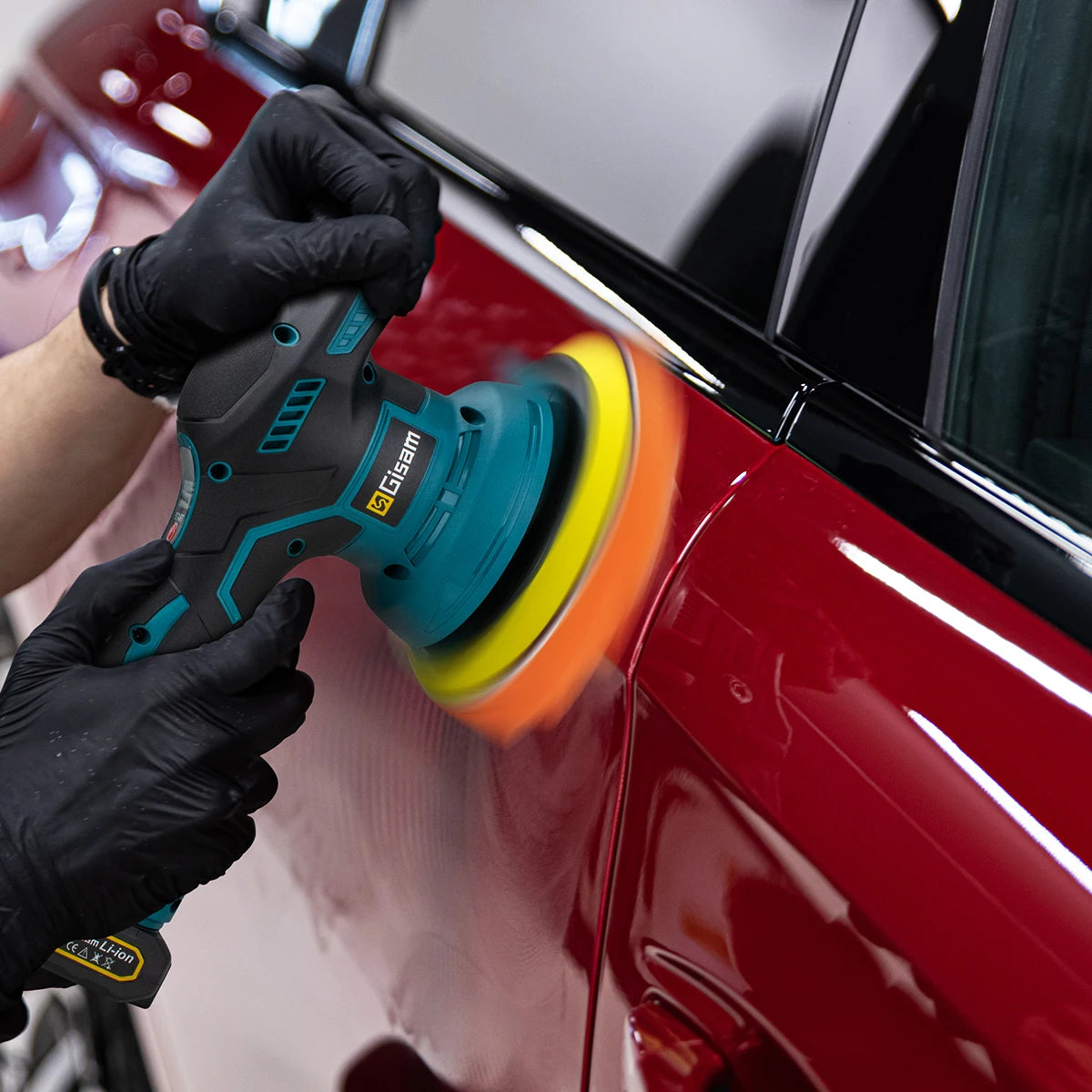 Gisha Cordless Car Polisher 8 Marce Regolabile Auto Elettrica Ceretta Levigatura Sigillatura Smalto Strumento di Potere Fit Makita 18v Batteria Spille