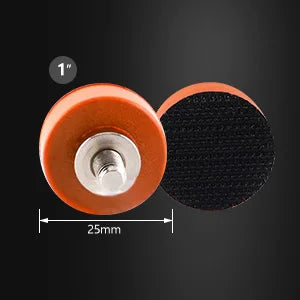 (Vendita singola) SPTA 1/2/3 pollici M6 5/16 "-24 filettatura bordo morbido supporto placcato Pad Hook Loop per trapano orbitale RO Power Tools