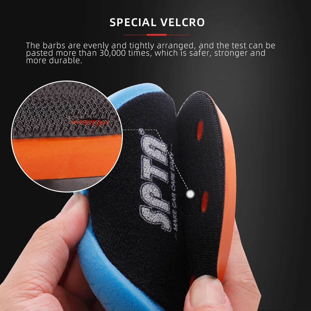 (Vendita singola) SPTA 5 "(125mm) 6"(150mm) Piastra di supporto Supporto Gancio Anello per levigatrice ad aria Lucidatore per auto a doppia azione Lucidatura