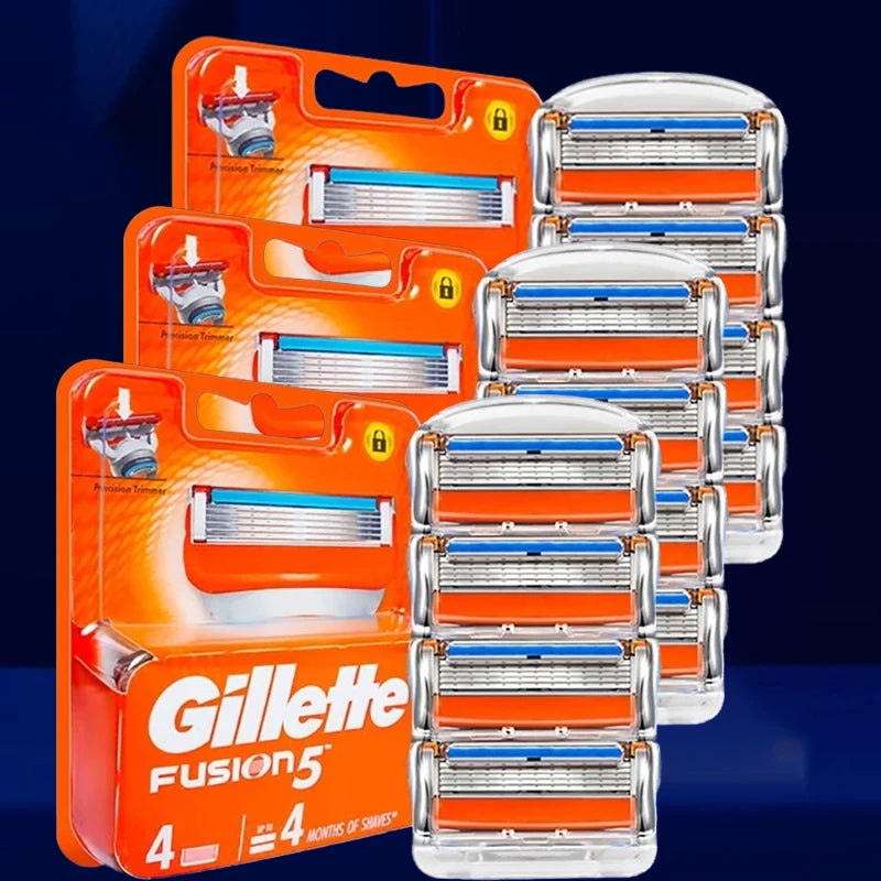 Lame di ricambio Gillette Fusion 5 lame di rasoio per rasoi bagnati da uomo
