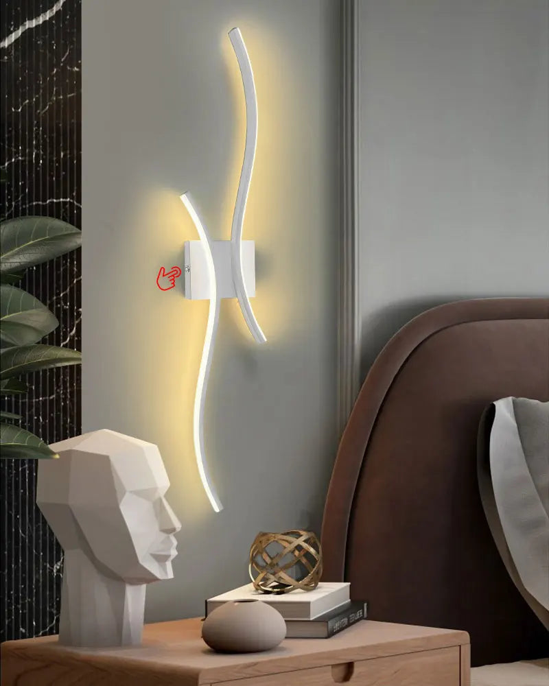 Lampade da parete a LED con batteria ricaricabile senza fili Sconce da parete per camera da letto Luci da parete dimmerabili touch 3CCT con corridoio telecomandato