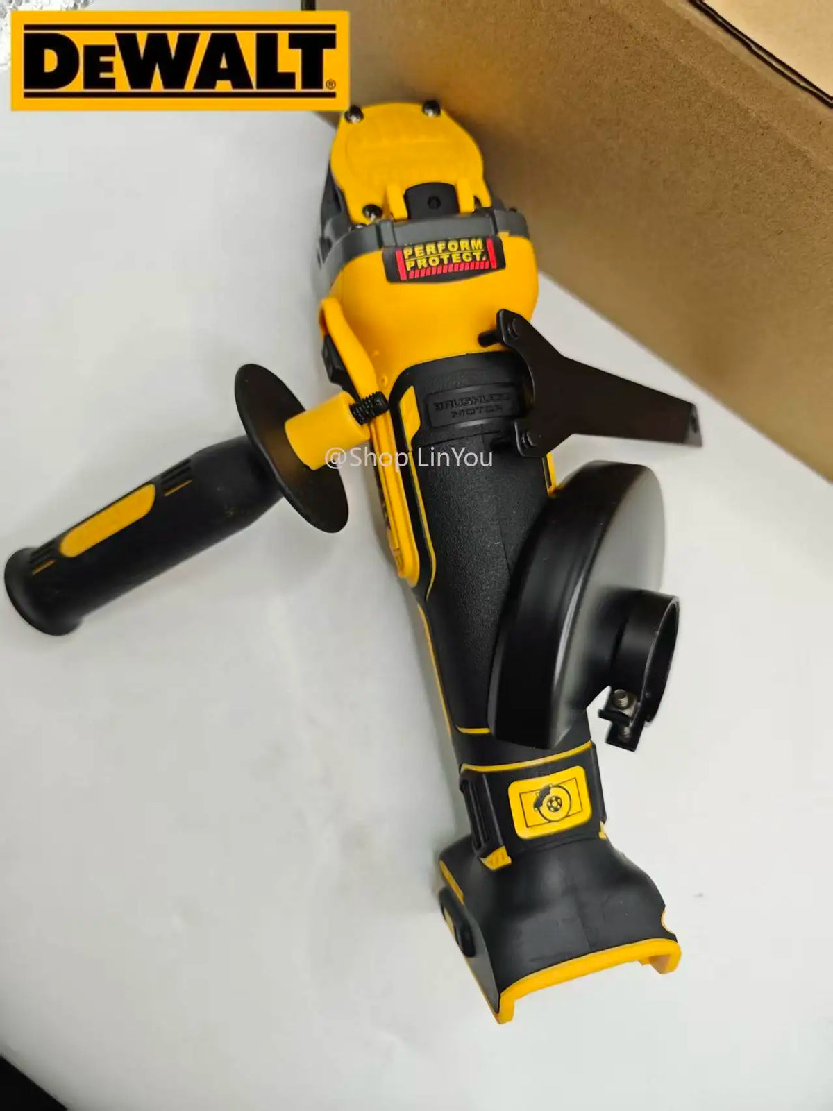 Smerigliatrice angolare a batteria DEWALT DCG409, macchina da taglio con motore brushless da 20 V, 9000 giri/min, lucidatrice portatile da 125 mm, utensile elettrico.