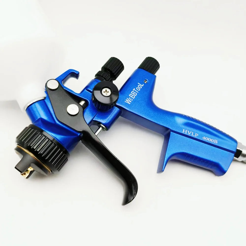 Pistola a spruzzo per vernice 4000B HVLP Ugello da 1,3 mm Pistola per strumenti a spruzzo ad alta atomizzazione per auto per spruzzatura professionale