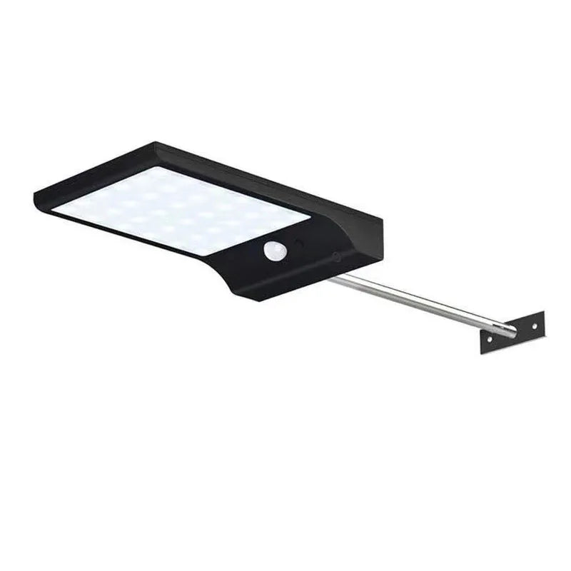48 led luci da parete stradali solari 450LM 3.5W led sensore PIR di movimento solare luci DIM in alluminio con telecomando per garage da giardino