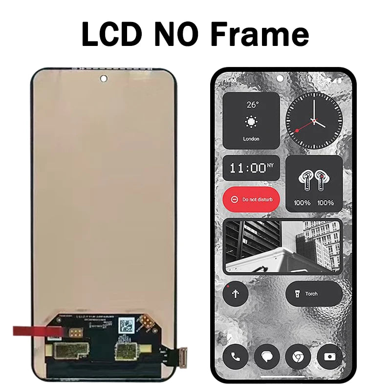 LTPO OLED 120Hz Per Niente Telefono 2 Phone2 A065 Display LCD Touch Screen Digitizer Assembly Per Niente Telefono Due Display