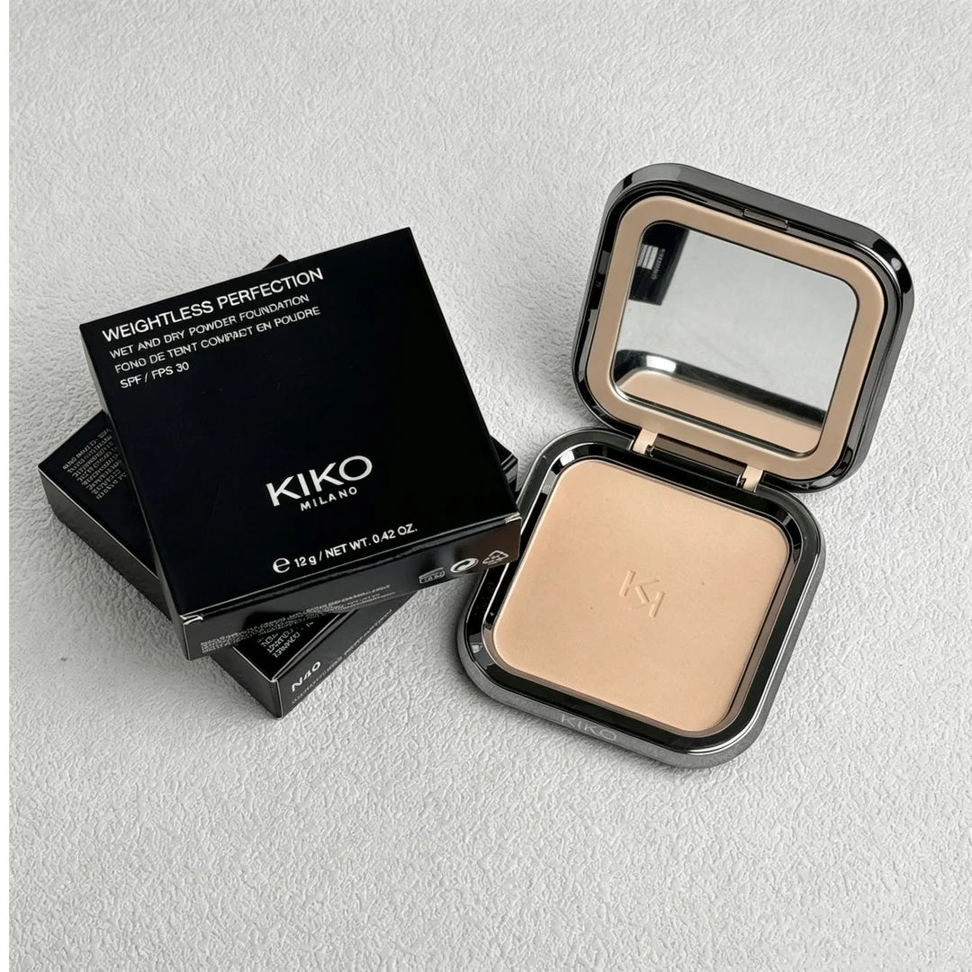 KIKO Milano Cipria Opaca Pressata Controllo Olio e Riduzione dei Pori Cipria Fissante a Lunga Durata Finitura Naturale Effetto Soft-Focus Trucco Viso
