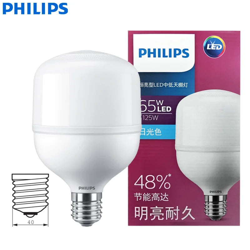 Philips LED T160 Lampadina E40 65W TrueForce Core HB 7000LM Luminoso 6500k Lampada bianca 220V-240V LED Magazzino Mercato Luce esterna