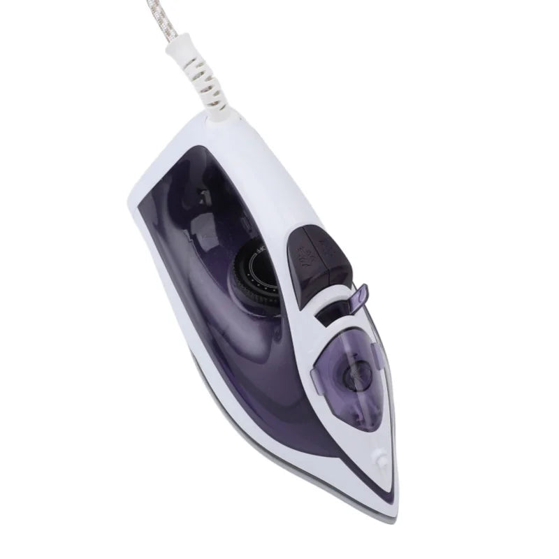 Ferro da stiro a vapore da 1600 W per indumenti, con microfori per il vapore, serbatoio dell'acqua da 210 ml, ideale per stirare sia a secco che con vapore, per uso domestico e in viaggio, 220 V.