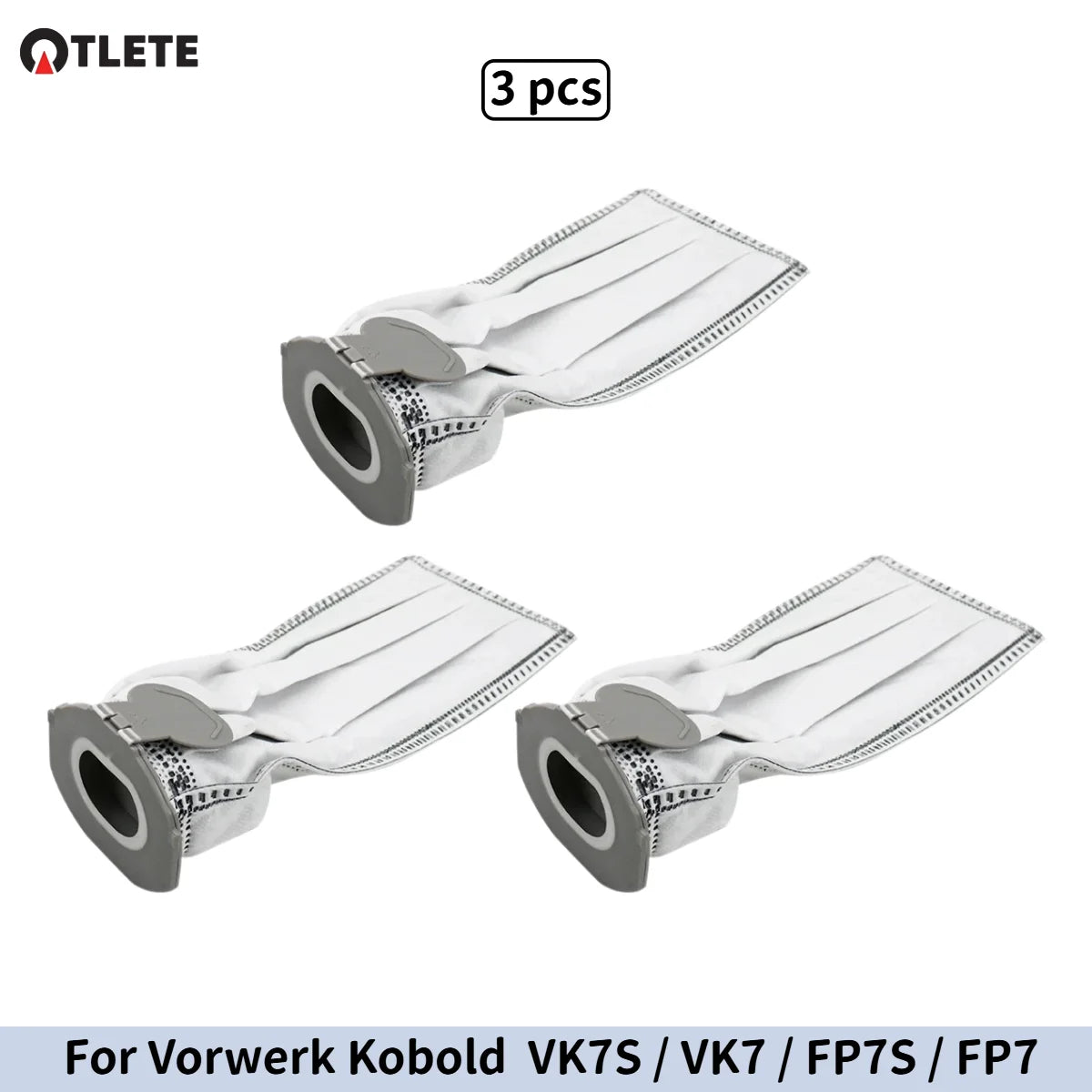 Sacchetto per la polvere per aspirapolvere senza fili (Vorwerk Kobold VK7S / VK7 / FP7S / FP7), filtro HEPA e sacchetti per la polvere, pezzi di ricambio.