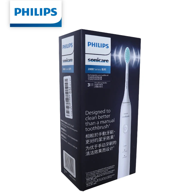 Nuovo Spazzolino Elettrico Philips Sonicare S2 HX2418, 31000 VPM, Ricaricabile con Modalità Fresh, Setole Morbide, 30 Giorni di Autonomia