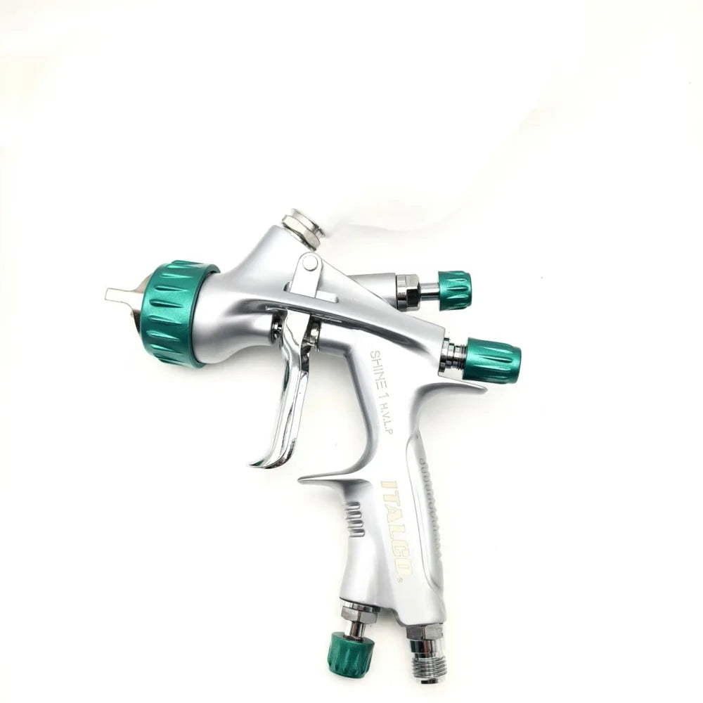 Pistola a spruzzo per vernice originale HVLP SHINE 1 Vernice a base d'acqua 1,3 mm ITALCO Pistole per vernice spray di alta qualità per aerografo per automobili