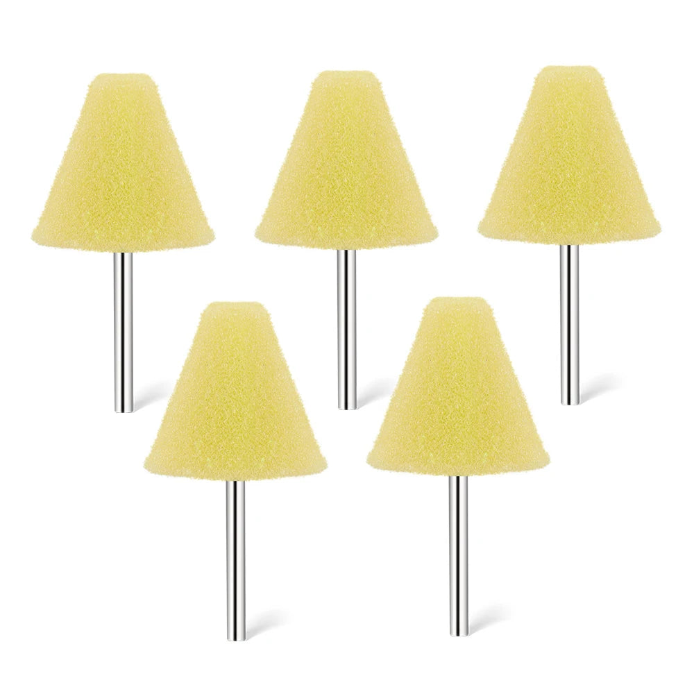SPTA 5 pezzi mini tamponi per lucidatura in spugna per dettagli per uso in auto su utensili per trapano rotante Dremel