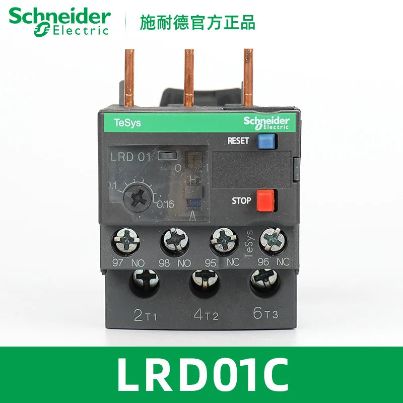 Relè Schneider Electric LRD01/3/5/6/7/8/10/12/14/16/21/22/32C, Relè di Sovraccarico Termico LAD7B106C