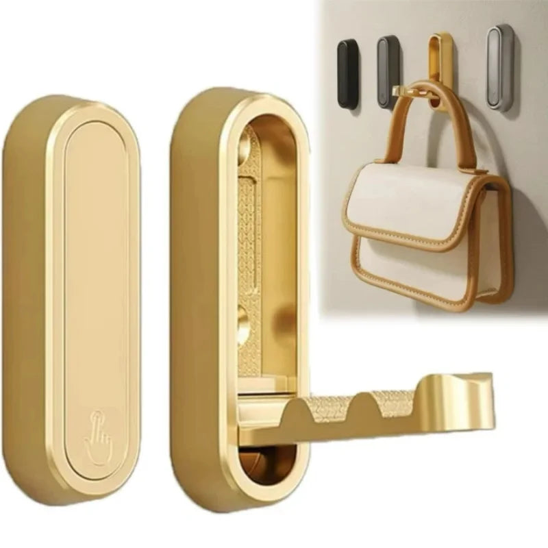 Ganci da parete pieghevoli Gancio appendiabiti per asciugamani Gancio in acciaio inossidabile per la casa e la decorazione Cucina Bagno Porta asciugamani opaco Organizzatore di stoccaggio