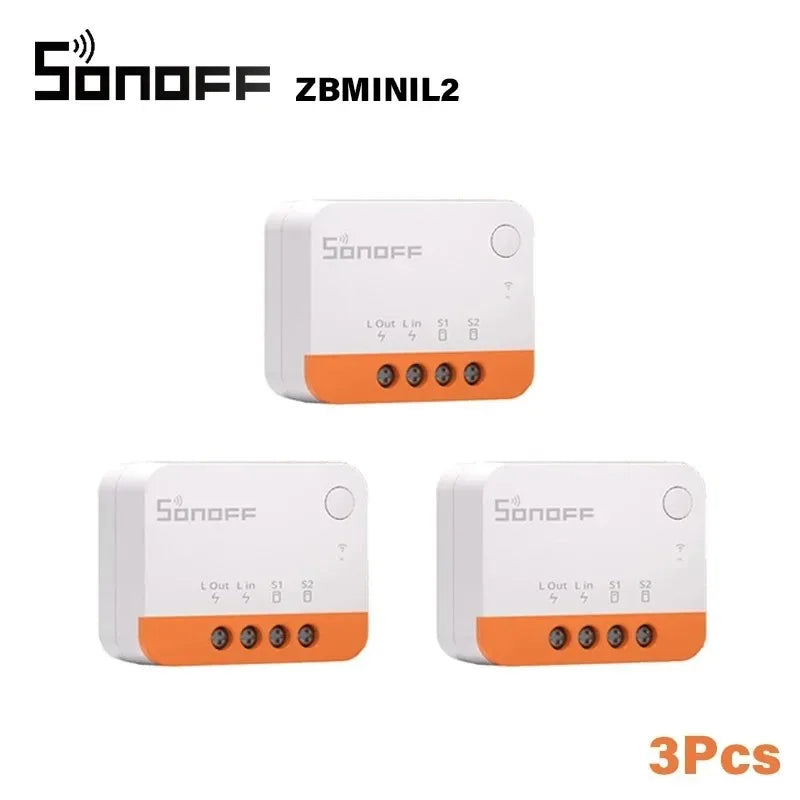 SONOFF ZBMINI L2 Zigbee Smart Switch Mini L2 Zigbee ZBMINIL2 Nessun cavo neutro Controllo bidirezionale richiesto 1 Gang Alexa Google Home