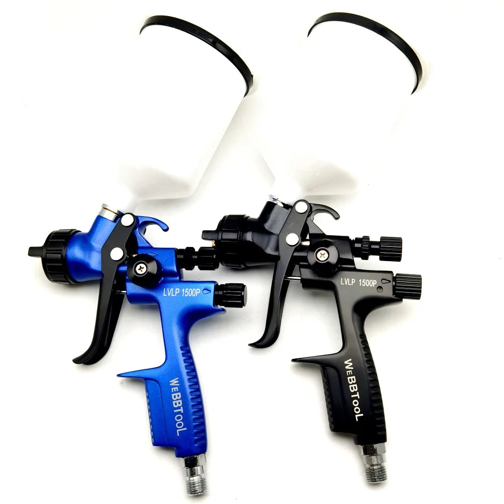 LVLP 1500P Pro Pistola a spruzzo per vernice di alta qualità Strumento di spruzzo per auto Pistola a spruzzo ad aria Ugello da 1,3/1,7 mm Pistola a spruzzo professionale