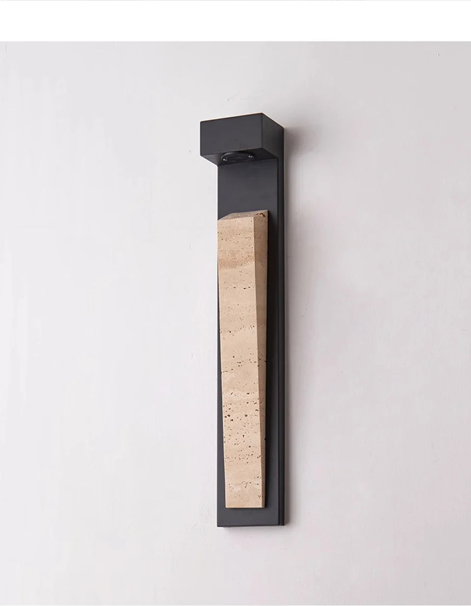 Lampada da Parete per Esterni in Pietra Naturale IP65 Resistente alle Intemperie, Illuminazione Impermeabile per Giardino, Portico, Balcone, Villa e Patio