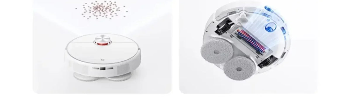 Nuovo robot aspirapolvere Xiaomi Mijia M30 Pro, potente e multifunzione, con funzione di taglio dei capelli integrata e sistema anti-groviglio.