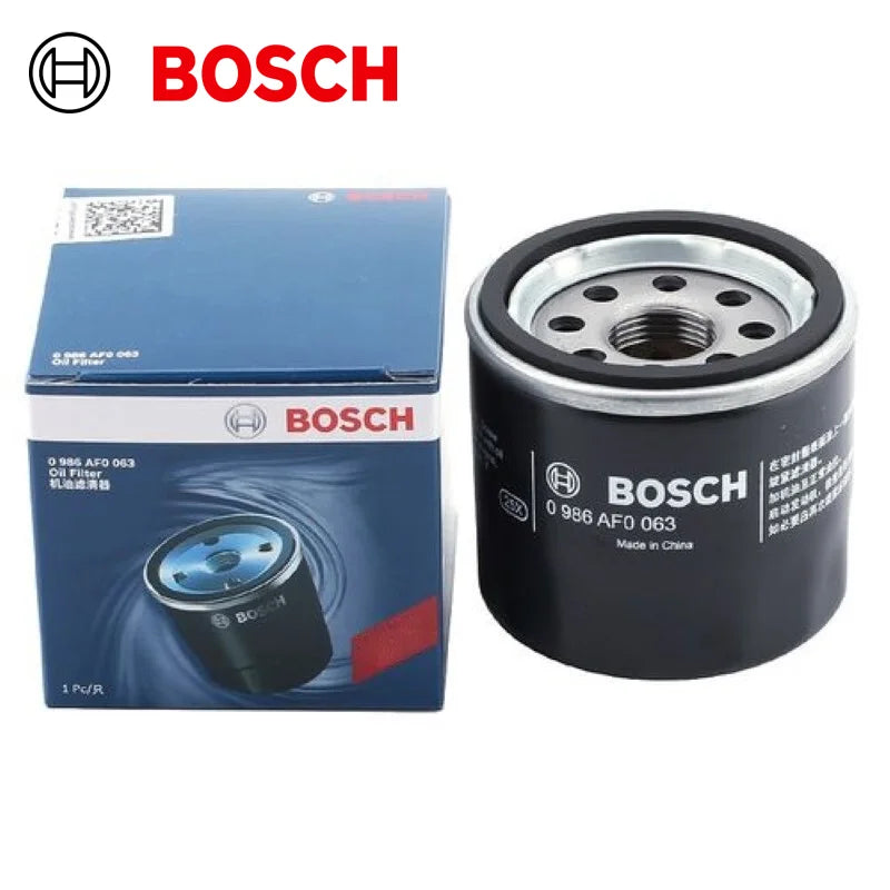 Filtro dell'olio Bosch AF0063 per Honda CR-V, per Accent Elantra Sonata Tucson, per Kia Rio, per Mazda 2 3, per Subaru XV【OE:263002Y500】