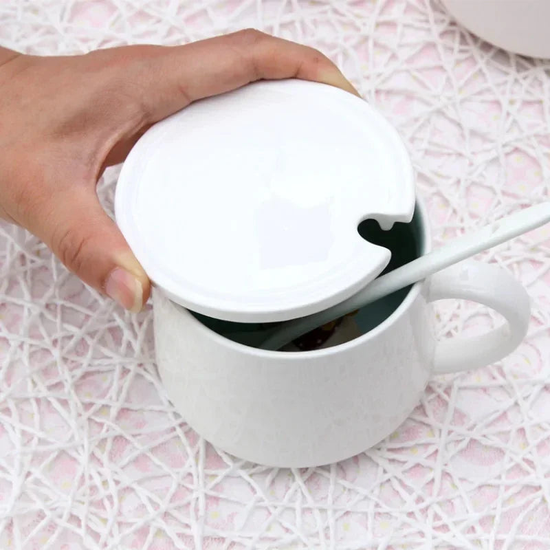 Tazze in ceramica da 400 ml Creativo simpatico cartone animato Stereo Animale Tazze da caffè al latte Coppia tazze di acqua potabile per la casa