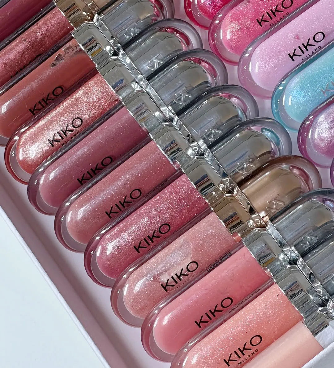 Gloss 3D Hydra KIKO Milano, opzioni labbra assortite