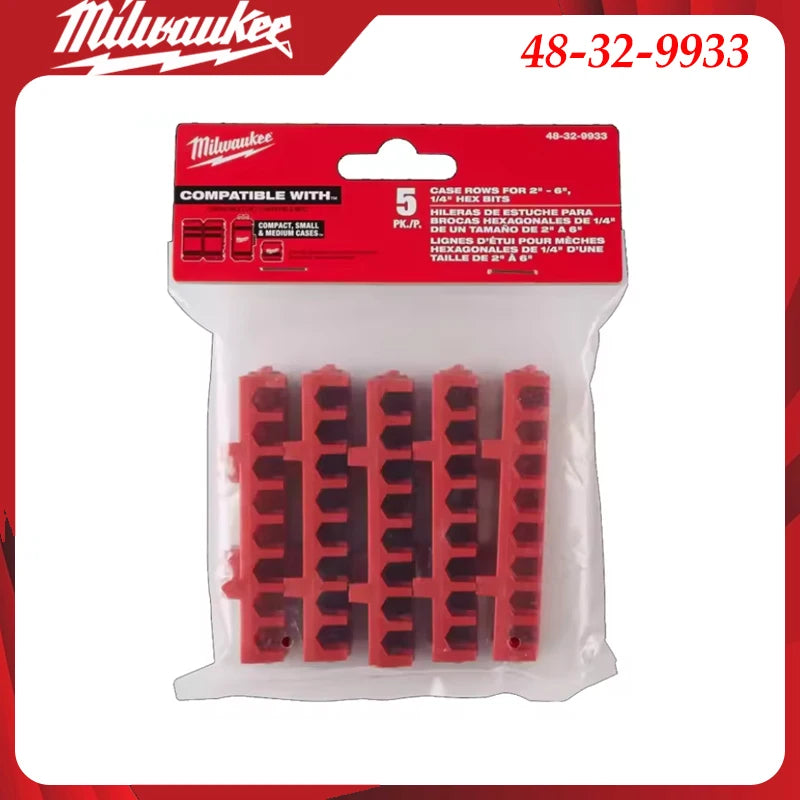 Kit di Punte per Trapano a Impatto Milwaukee Heavy-Duty, Attacchi Esagonali da 1/4", Punte Magnetiche Organizzate in Custodia Portatile