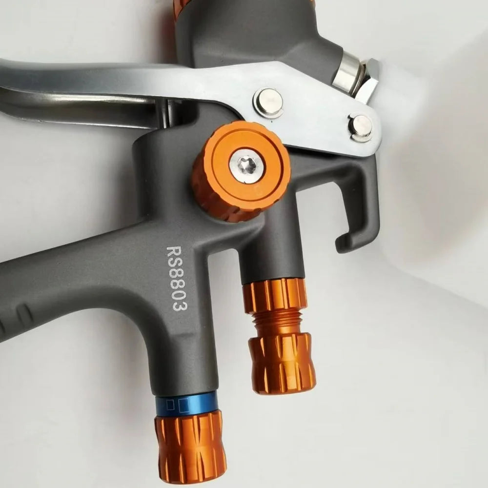 LVMP Pro RS8803 Pistola a spruzzo Ugello in acciaio inossidabile da 1,3 mm Pistola a spruzzo d'aria per vernice spray per auto Spruzzatore per vernice a base d'acqua