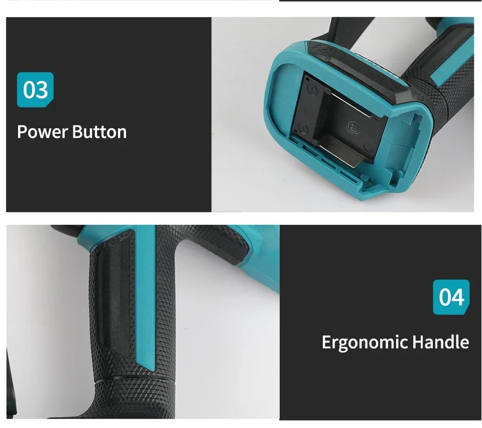 Motosega a Batteria Makita per Lavorazione del Legno, Piccola Sega Elettrica Portatile da 18V con Lama da 6 Pollici, Mini Motosega Portatile