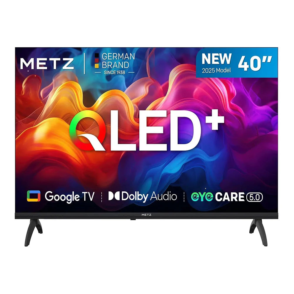 TV Smart LED Metz QLED 32" 40 Pollici Google Tele HDR 10 Audio Dolby Bluetooth 5.1 Sintonizzatore per la Salute degli Occhi 2025 32Mqf7030Z
