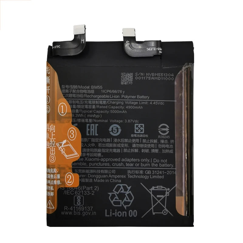 Batteria BM58 originale al 100% per Xiaomi Mi 8 9 10 11 11i 11T Ultra SE Lite Mi A3 CC9 CC9e Poco F3 Redmi K40 Pro Mix 4 batterie 5G