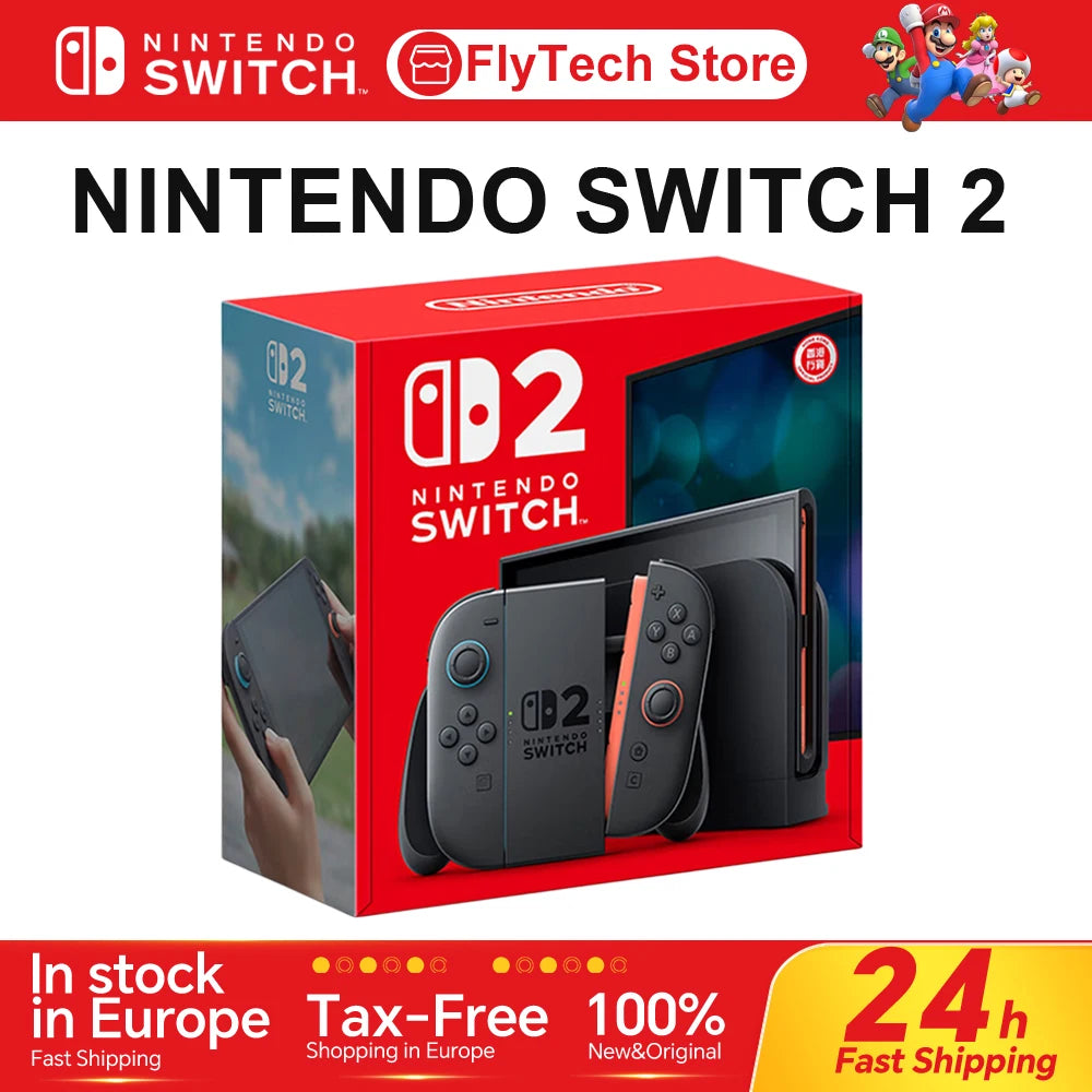 Nintendo Switch 2 Console Portatile per Videogiochi 7,9 Pollici 120 Hz con Joy-Con 2 HDR, Modalità TV Magnetica, Console Portatile