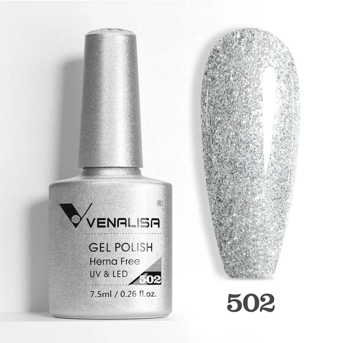 VENALISA Smalto gel per unghie da 7,5 ml Sparkle Glitter Diamante Brillante Colori estivi Semi permanente Soak off Vernice gel per unghie UV LED