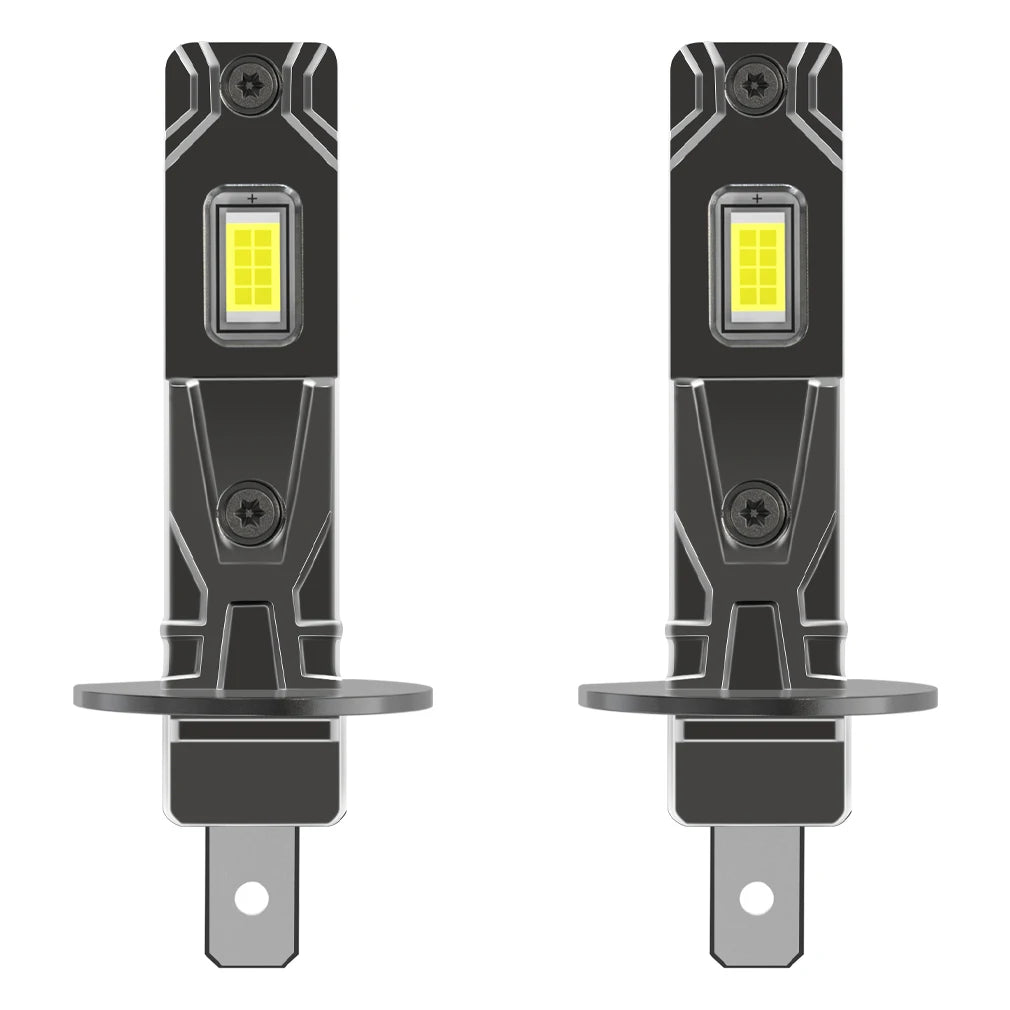 XSTORM H1 Lampadine LED H4 H7 per Fari Auto Canbus Senza Errori 50W 20000LM 6000K Luce Bianca per Abbaglianti e Anabbaglianti 12V 24V