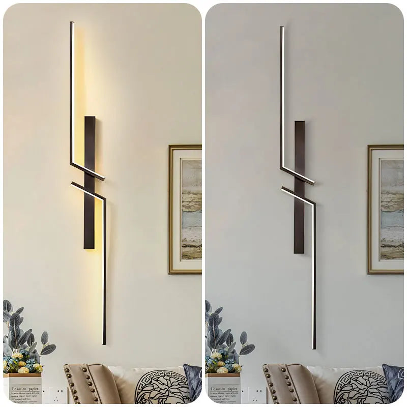 Lampade da parete a LED nordiche per corridoio corridoio 60cm/80cm/100cm Luci da parete a LED interne Sconce da parete Illuminazione per cucina Sala da pranzo
