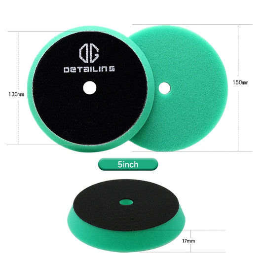DETAILING 5 pollici tampone per lucidatura per auto spugna lucidatura kit ceretta per auto per barca lucidatura ruota tampone lucidatura rimuove graffi