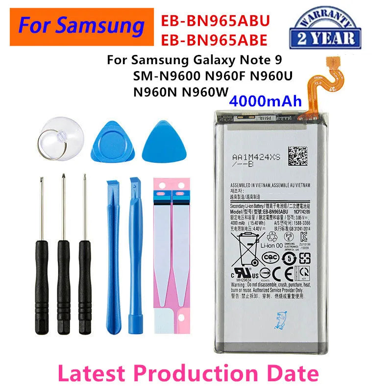 Batteria EB-BN970ABU BN920ABE BN965ABU BN920 BN950 per Samsung Galaxy Note X 5G/Note 10 Lite/Note 9 8 7 Note FE/Note 5