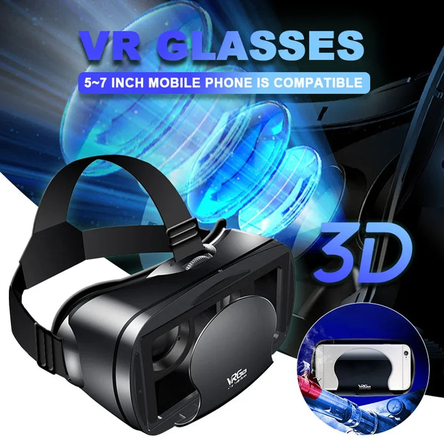 VRG Pro Realtà Virtuale Occhiali VR Dispositivi per cuffie Viar 3D Occhiali per casco Lenti Smart per Smartphone Cellulare Set di giochi per dispositivi mobili