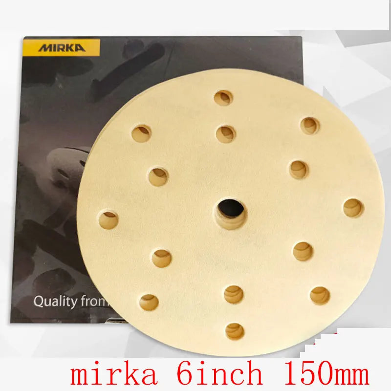 MIRKA-Disco abrasivo originale Finlandia 6 pollici 21 fori 150 MM 150 MM 10 pz