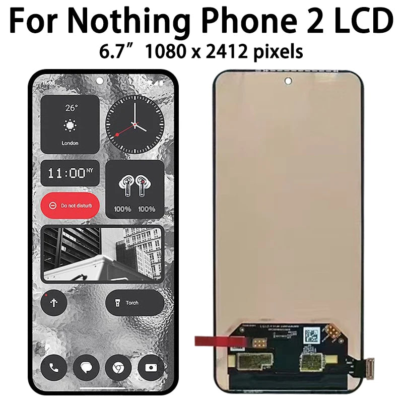 LTPO OLED 120Hz Per Niente Telefono 2 Phone2 A065 Display LCD Touch Screen Digitizer Assembly Per Niente Telefono Due Display
