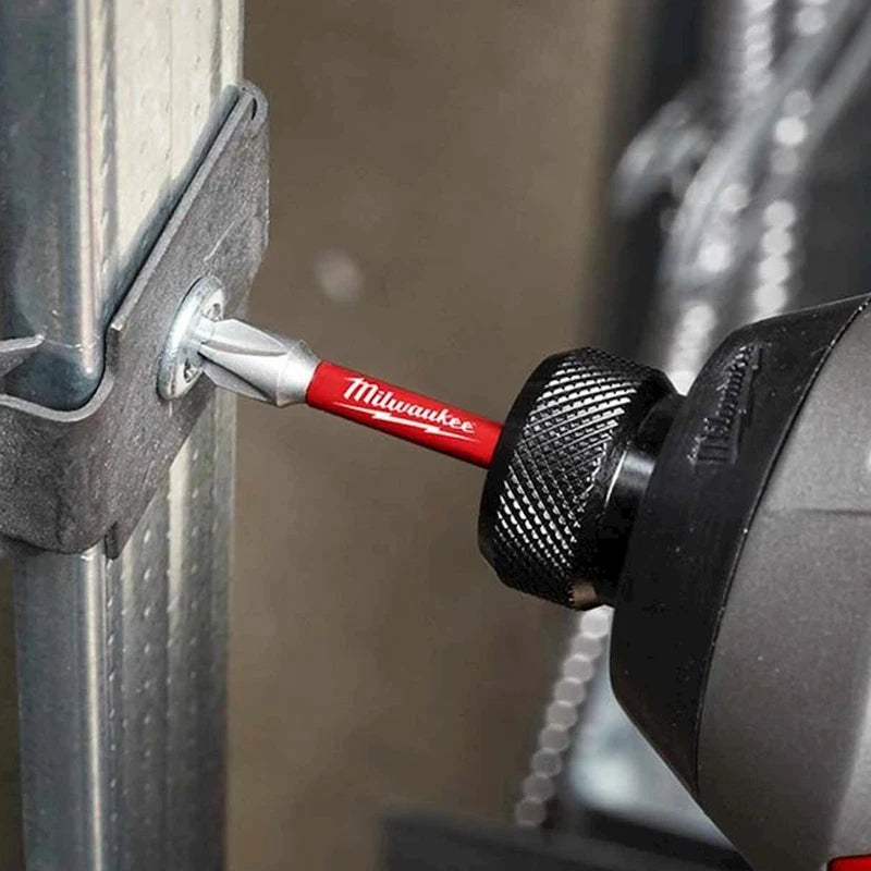 Punte per Trapano a Impatto Milwaukee Shockwave PH2, Serie di Punte per Avvitatore da 25mm/50mm/90mm