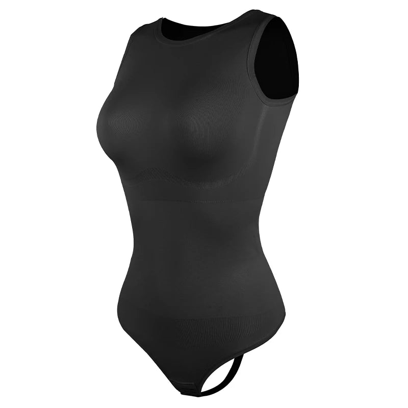 Perizoma Body per donna Tummy Control Shapewear Top Racerback Nuovo Body Modellante Collo alto Tuta Tuta