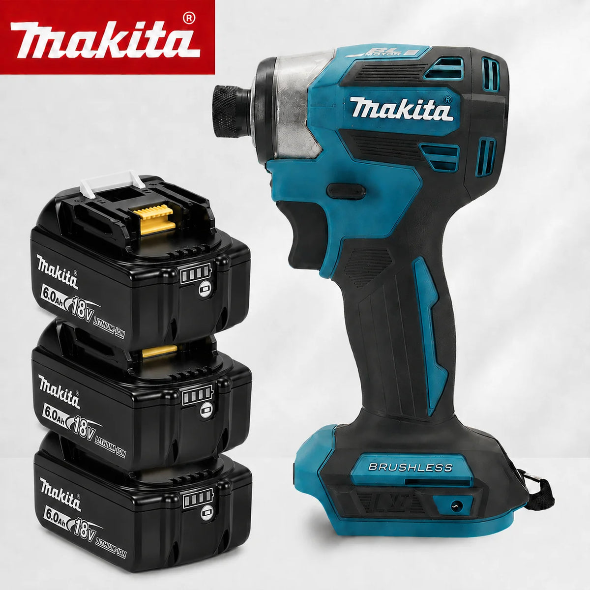 Makita DTD173 Avvitatore a Impulsi Senza Fili 18V LXT BL con Motore Brushless, Trapano Elettrico per Legno/Bulloni/Modalità T, 180 N·M, Utensile Elettrico Ricaricabile