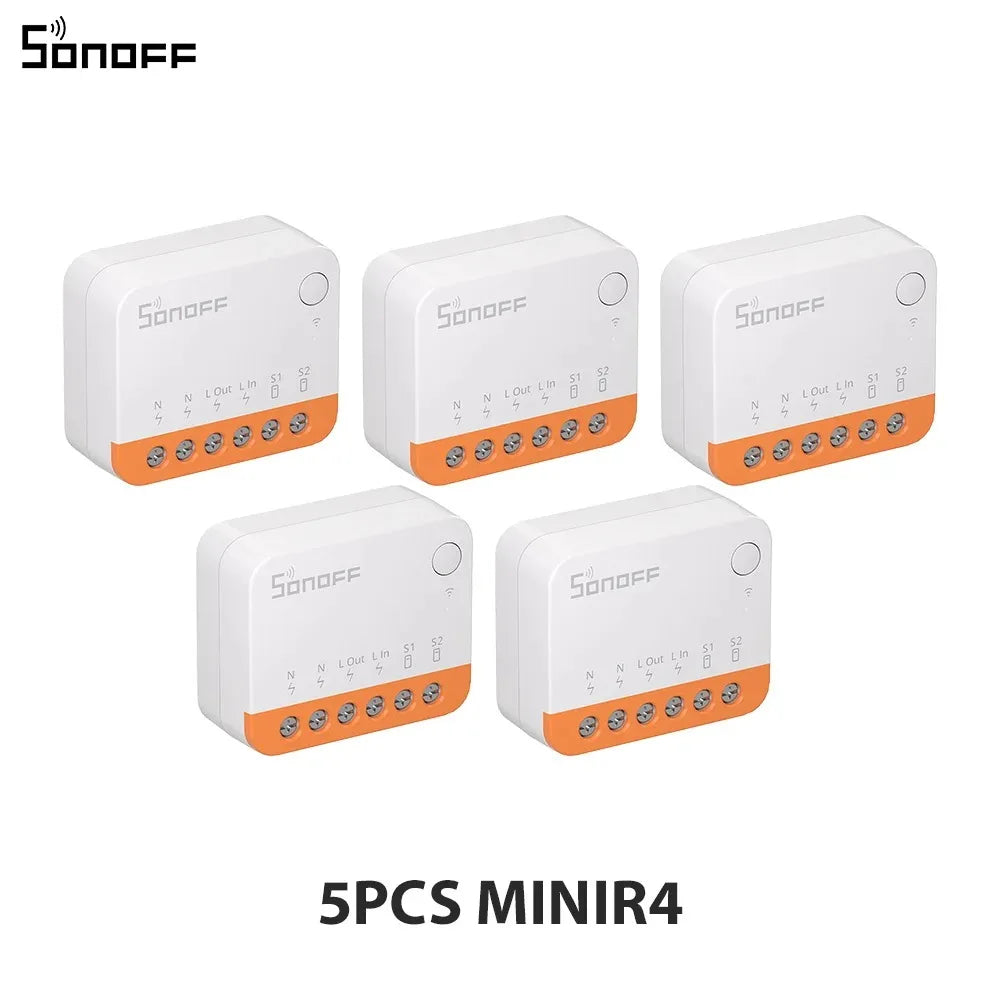 Sonoff Mini R4 Extreme Sonoff Minir4 Mini Sonoff R4 Wifi Smart Switch Interruttore relè Smart Home a 2 vie Modulo wireless tramite EWelink