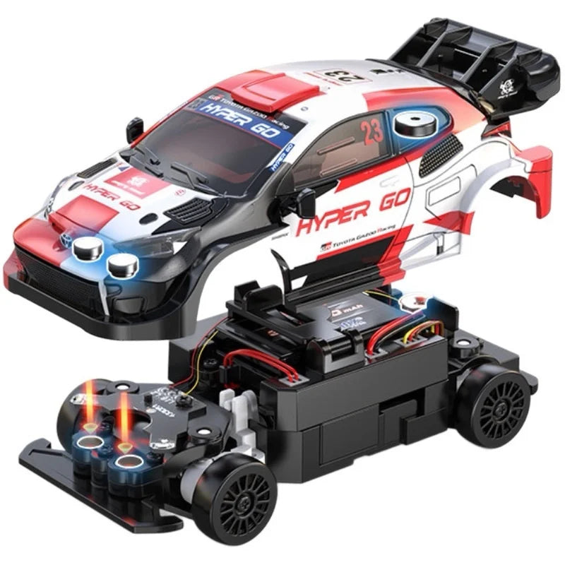 MJX HYPER GO Nuovo Prodotto 43308 Auto Telecomandata 1/43 Auto da Rally per Interni ed Esterni, Drift ad Alta Velocità, Trazione Integrale