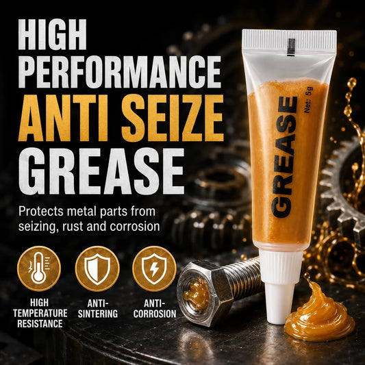 Grasso Antigrippante per Viti a Base di Rame 1100 ° Lubrificante antiruggine per filettature ad alta temperatura C per bulloni, dadi e valvole, 3 pezzi da 5g